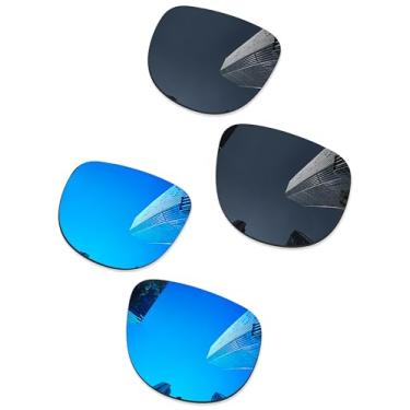 Imagem de Combine8 Lentes de reposição para óculos de sol RayBan RB4147 60 mm, Preto + azul gelo, 60 Millimeters
