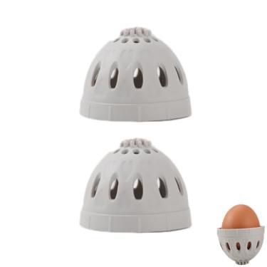 Imagem de NentMent Pacote com 2 escovas de ovos, raspador rotativo, removedor de galinheiro, ferramenta de limpeza, limpador de ovos de silicone para fazenda, ovos frescos, quintal, galinhas, pato, ovos