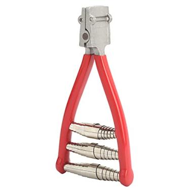 Imagem de Braçadeira de Amarração de Raquete de Badminton, Ferramenta de Partida de 3 Molas, Cabeça Larga para Tênis, Alumínio