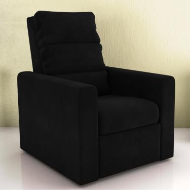 Imagem de Poltrona Reclinável Do Papai Neiva Veludo Inca Preto