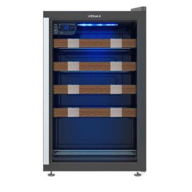 Imagem de Adega Piubella 100L 24 Garrafas Preta Venax 110V 7831