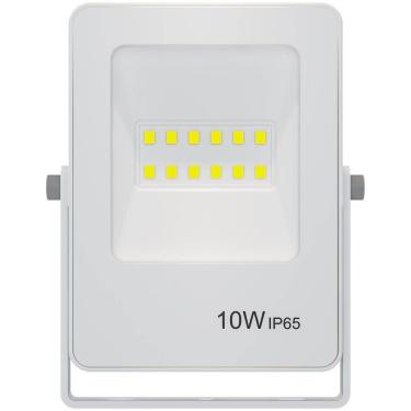 Imagem de Refletor Ultrafino Led Bivolt Branco 6500k 10 Watts - 9392 - Gaya