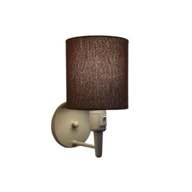 Imagem de Arandela Cilíndrica Md-2030 Cinza Com Liga E Desliga Cúpula Café - Bivolt