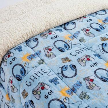 Imagem de Coberdrom Bouti Kids Solteiro 01 Peça Manta Alta 150g - Game