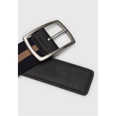 Imagem de Cinto Casual - Azul Marinho / Khaki - HIGHSTIL, Azul marinho, 85