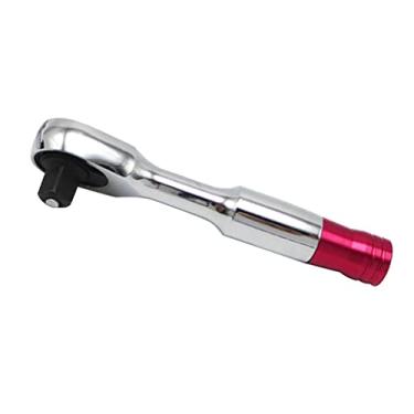 Imagem de barenx Kit de chave de soquete mini Bit Ratchet 1/10.2 cm 72T Ferramenta de reparo - 85 mm, prata