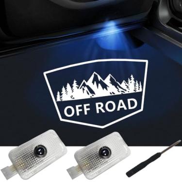 Imagem de ZIFXIS Logotipo de luzes de porta de carro que não desbotam, acessórios para carros compatíveis com Forester Outback Ascent Legacy XV-2PCS