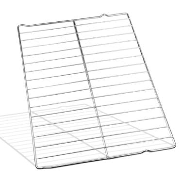Imagem de Evecad WB48T10063 Rack de forno, peças de substituição de aço inoxidável, compatível com GE, General Electric, forno Hotpoint AP4538468, PS2577619, 61 x 43 cm, 2 pacotes