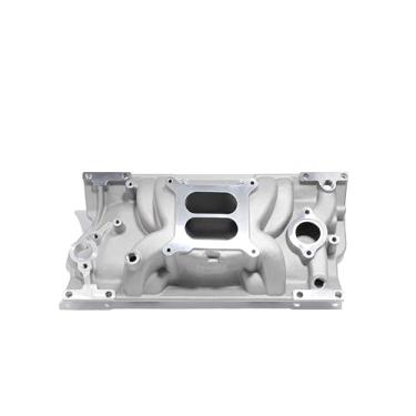 Imagem de DEEPMOTOR Coletor de admissão de avião duplo de alumínio para SBC Chevy 350 383 Vortec (Satin) de 1996