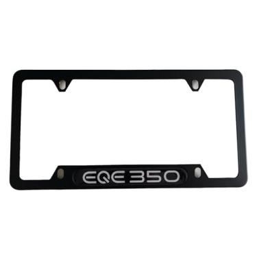 Imagem de AJSDFGSH 1 capa de moldura de placa de licença para acessórios de carro de caminhão de aço inoxidável EQE350 preto, SHFG24