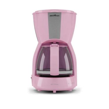 Imagem de Cafeteira Britânia Inox Rosa 15 Xícaras 800W 127V