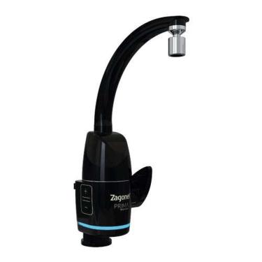 Imagem de Torneira Eletrônica Prima 127v Preta 5500w - Zagonel Touch 2 Em 1 Banca E Mesa
