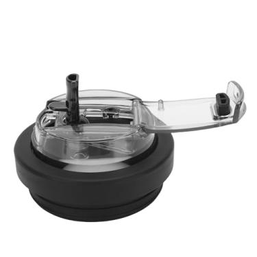 Imagem de YOUTHINK Substituição de Tampa Flip de 40 Onças, Capa de Palha à Prova de Derramamento de Silicone Com Boca Dupla para Beber para Copo (Preto)