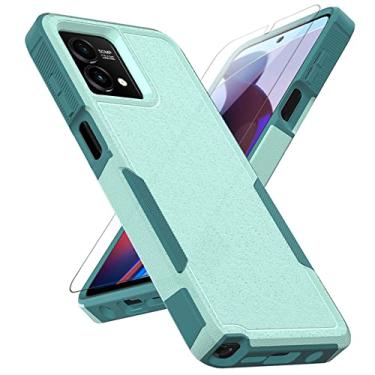 Imagem de Capa para Moto G Stylus 5G 2023: Capa protetora de camada dupla para celular resistente à prova de choque com protetor de tela - proteção militar resistente - Motorola Moto G Stylus 5G 2023 (verde)