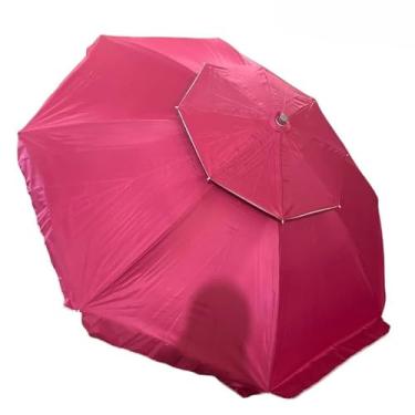 Imagem de Guarda Sol 2,40 Liso Para Praia Piscina Grande Original Com Passagem de ar Natural(ROSA)