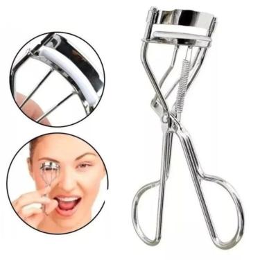 Imagem de Curvex Curvador de Cilios de Inox Cromado E Modelador de Cílios Rainha Chic 9X8cm - PANAMI