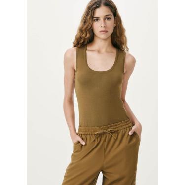 Imagem de Regata Feminina Slim Decote U Em Tricô De Viscose-Feminino