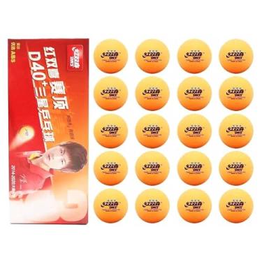 Imagem de Bola de tênis de mesa DHS ABS D40+ 3 estrelas, 10 bolas/caixa, 20 bolas (2 caixas x 10 bolas), bola de tênis de mesa oficial do campeonato mundial (laranja)