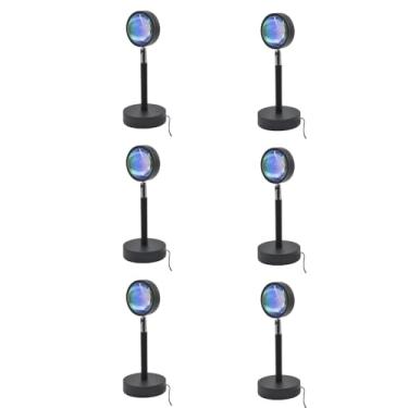 Imagem de Kit 6x Luminária de Mesa Sunset Pôr Do Sol LED 10W 5V USB