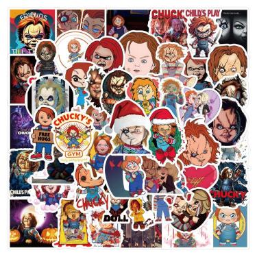 Imagem de Adesivos Chuckys Waterproof Vinyl Anime 60 unidades/lote 5-7 cm