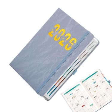 Imagem de Planner Semanal 2026 | de com Capa Impermeável,Agenda Mensal 2026 Com Calendário,Organização Acadêmica Para Casa Escola Universidade Escritório Estudantes E Professores