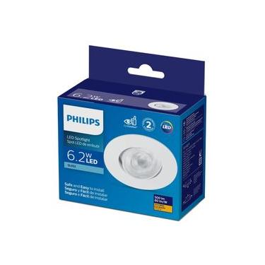 Imagem de Philips Spot Integrado LED 6,2W Redondo Bivolt 2700K