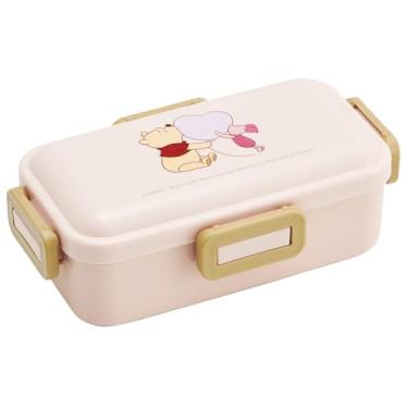 Imagem de Skater Lancheira HUG & Heart PFLB6-A de 1 camada, 530 ml, pode ser lavada na lava-louças, segura para micro-ondas, feita no Japão, Ursinho Pooh da Disney