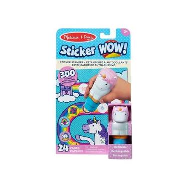 Imagem de Conjunto Caderno e Carimbo Unicórnio - Melissa & Doug