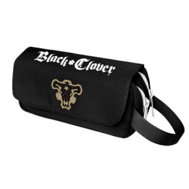 Imagem de Estojo para lápis Black Clovers Cartoon Anime de grande capacidade - y