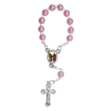 Imagem de 50 Mini Terço Foto São Pedro e São Paulo - SJO Artigos Religiosos, Ros