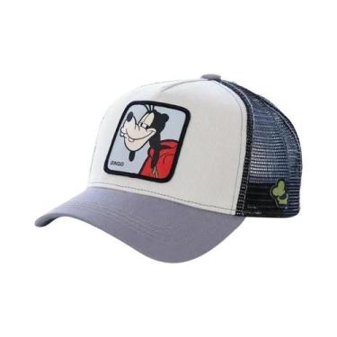 Imagem de Boné Snapback Unissex De Algodão Com Estampa De Anime Disney, Boné Hip