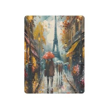 Imagem de xigua Lençol de berço com elástico Torre Eiffel para meninas e meninos, macio e respirável, adequado para berço padrão e cama infantil 68,5 x 99 cm