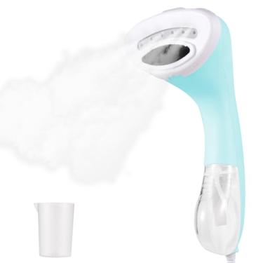 Imagem de Vaporizador de Roupas Portátil 1100W Potente 20s Aquecimento Rápido Tanque Água Desmontável 150ml Removedor Rugas Ferro