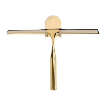 Imagem de Eujgoov Rodo de Aço Inoxidável, Punho Ergonômico Antiderrapante para Portas de Vidro de Chuveiro, Espelhos, Remove Facilmente Sujeira e Espuma de Sabão Com Acabamento Sem Riscos para Limpeza de Casa