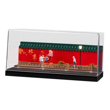 Imagem de Luwecf Vitrine para Exibição de Miniaturas de Carros em Escala 1/64, à Prova de Poeira, para Colecionadores, Ideal para Cenários de Estacionamento.
