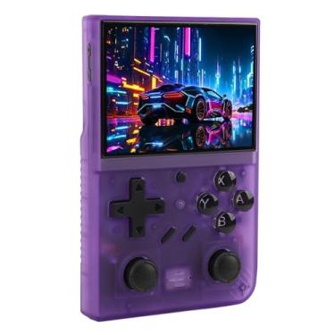 Imagem de Ymiko Console de Jogos Portátil Com Tela LCD IPS de 3,5 Polegadas, Processador Quad Core de 1,5 GHz para Viagens, Casa e Uso Externo Dispositivo de Jogo retrô Compacto (128)
