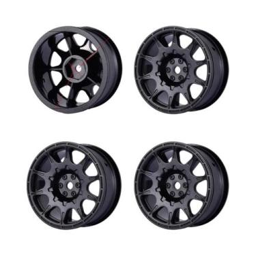 Imagem de Rodas E Pneus Hexagonais De 12mm Para Carros De Rally 1/10, Drift, Cor