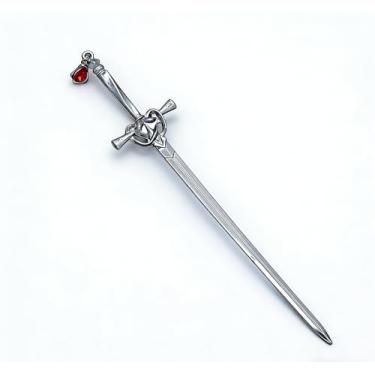 Imagem de Palitos de cabelo estilo chinês, presilhas de cabelo para coque, cabelo longo, clássico, antigo, em forma de espada, acessórios decorativos femininos