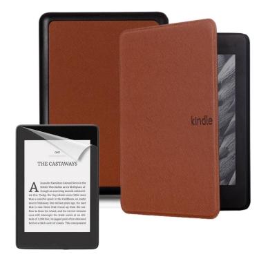 Imagem de Capinha Couro Premium Para Kindle 12 Rs23Cv 6.0 + Película