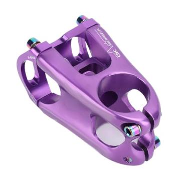 Imagem de Alomejor Haste de Ciclismo, Haste de Guidão de 50 Mm CNC, Liga de Alumínio de Alta Resistência para Bicicletas de Estrada 31,8 Mm/28,6 Leve e à Prova de Ferrugem (Roxo)