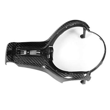 Imagem de aqxreight Capa de Acabamento do Volante de Fibra de Carbono Substituição Direta Se Encaixa para F20 F22 F30 F32 F10 F06 F15 F16 M-Sport Fibra de F16 Resistência Ao Peso F30 Ajuste Perfeitamente F10