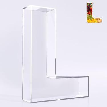 Imagem de Ledido Caixa de tabuleiro de charcutaria de acrílico de 25 cm, bandeja reutilizável e preenchível para bolo de doces, lanche de frutas, bandeja de charcutaria de acrílico fácil de limpar para