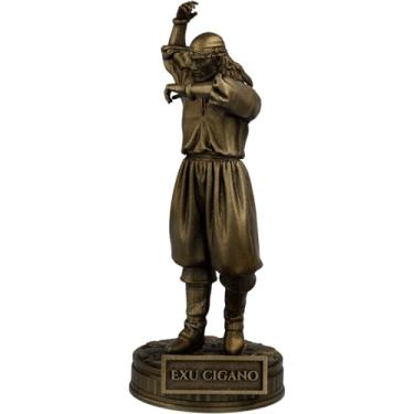 Imagem de Estátua Exu Cigano Umbanda Candomblé (Cor Ouro Velho)