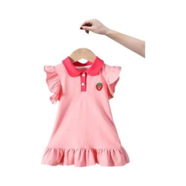 Imagem de Vestido De Princesa Rosa De Verão Para Meninas De 1 a 6 Anos, Estilo P