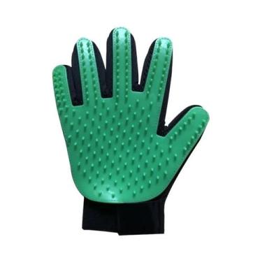 Imagem de Luvas De Silicone Multicoloridas Para Remoção De Pelos De Animais De E