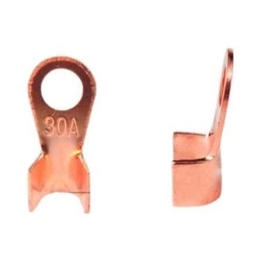 Imagem de Conector Terminal De Fio De Cobre Vermelho Sem Isolamento OT 5A-250A T