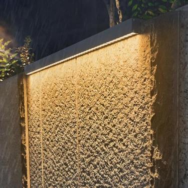 Imagem de GZZBMY Luzes de parede solares LED ao ar livre IP65 à prova d'água moderna iluminação de parede de metal com sensor de crepúsculo lâmpadas solares ao ar livre lâmpada de parede para jardim pátio