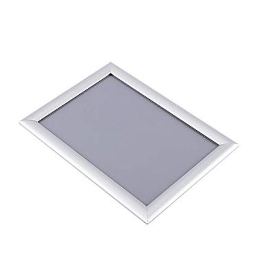 Imagem de Estink Moldura A4 Snap, Moldura de Alumínio Com Cobertura PVC Anti-reflexo e Kit de Montagem na Parede, para Exibição de Pôsteres e Quadros de Avisos