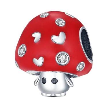 Imagem de Pingentes De Prata Esterlina 925 Vermelha Para DIY, Joias De Pulseira,