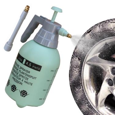 Imagem de Pulverizador de bomba de lavagem de - Pulverizador de jardim pressurizado portátil 2L para gramado - de bomba manual com haste de extensão, 2L pressurizado, de pressão de lim